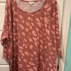 Wonderly Pink Shirt NWOT