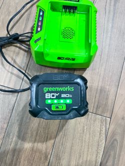 Greenworks battery and charger