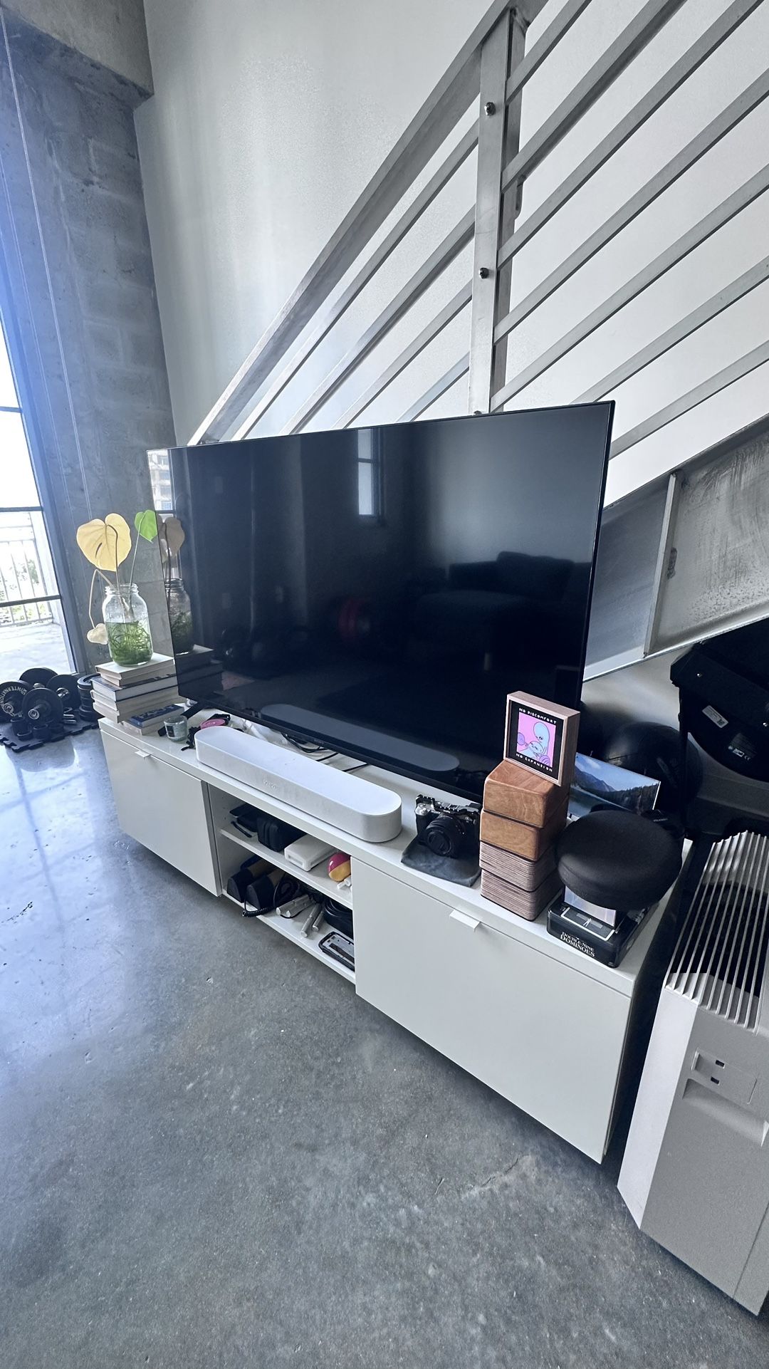Sony 55’ 4k TV And Stand