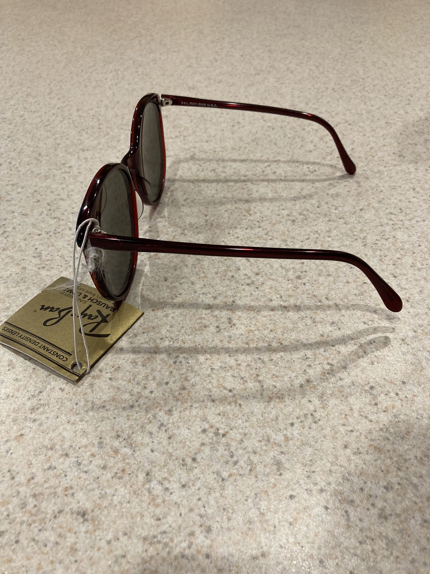 56mm BAUSCH & LOMB RAY BAN W0345 G15 WINE TORT TRADITIONALS ROUND SUNGLASSES NEW 56mm BAUSCH & LOMB RAY BAN W0345 G15 WINE TORT TRADITIONALS  main image 2