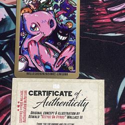 Pokémon( Mew) Gold Medal Trading