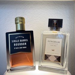Bath & Body Works Men’s Cologne - Single Barrel Bourbon + Gingham Legend 3.4oz Each!