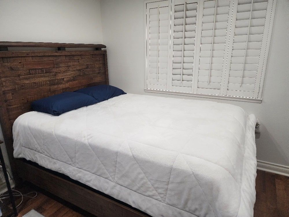 Queen Bed (mattress Included FREE)