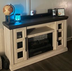 TV cabinet with heater