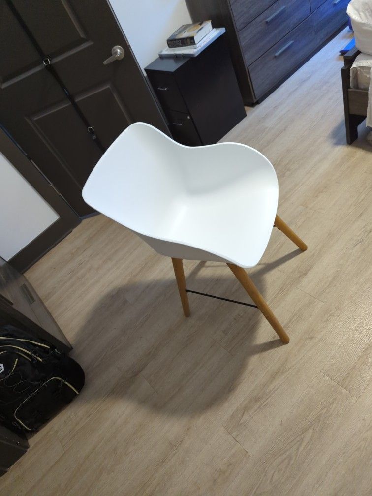 Modern White IKEA Desk Chair