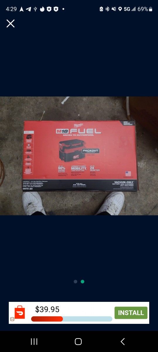 Milwaukee Fuel Vac