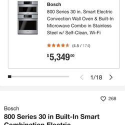 Bosch 800 Series Microwave And Oven Combo 