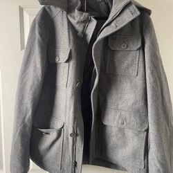 Levi’s Jacket XL Gray Hood