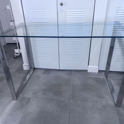 Mesa De Comedor De cristal 