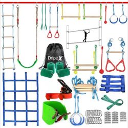 50FT Ninja Warrior Kids Obstacle Course /Outdoor