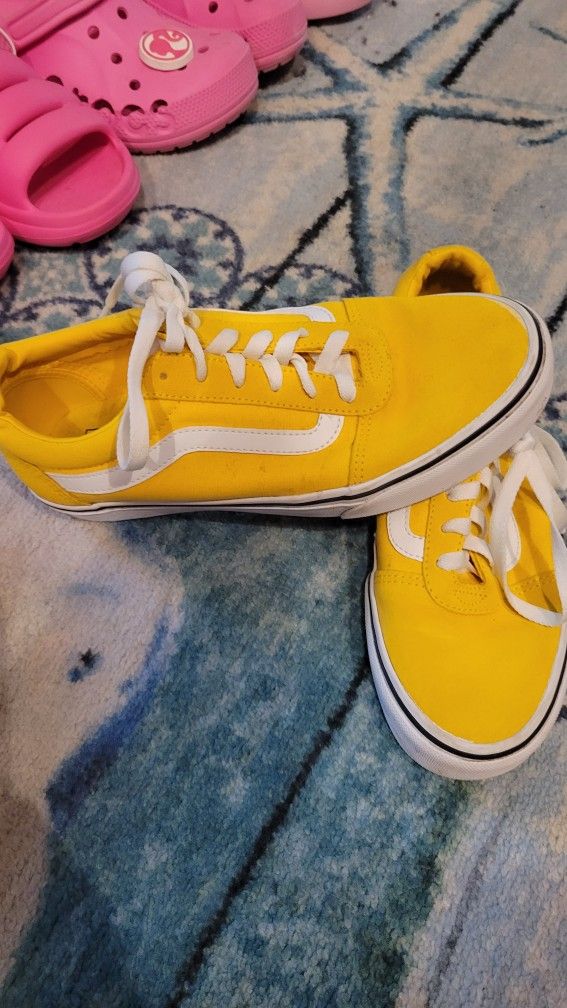 Womens Yellow Vans