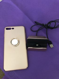 iPhone 7plus case & charger