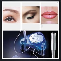 3D eyebrow, lip liner, eyeliner tatoo