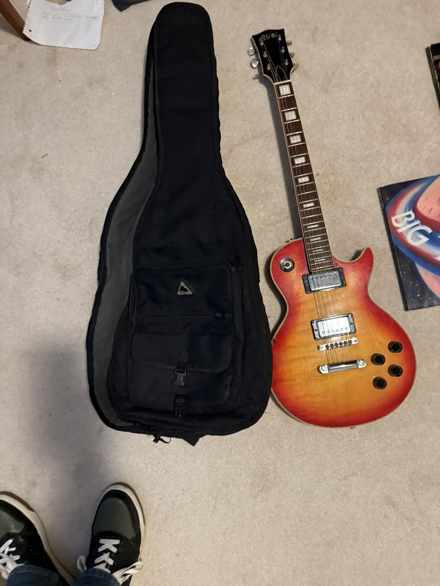 Vintage Atlas Electric Guitar Sun Burst