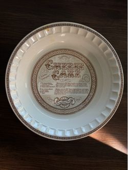Vintage cheesecake plate