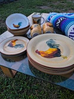 Plate set mugs