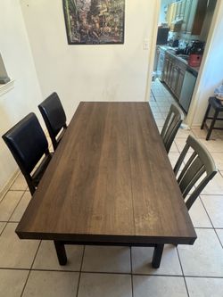 Table with chairs