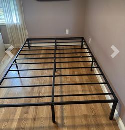Full metal bed frame
