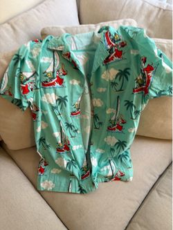 Legend of Zelda Windwaker Button Up Shirt Size Large