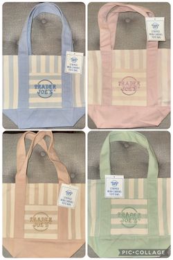 Trader Joe’s small totes, $10/each- read description!