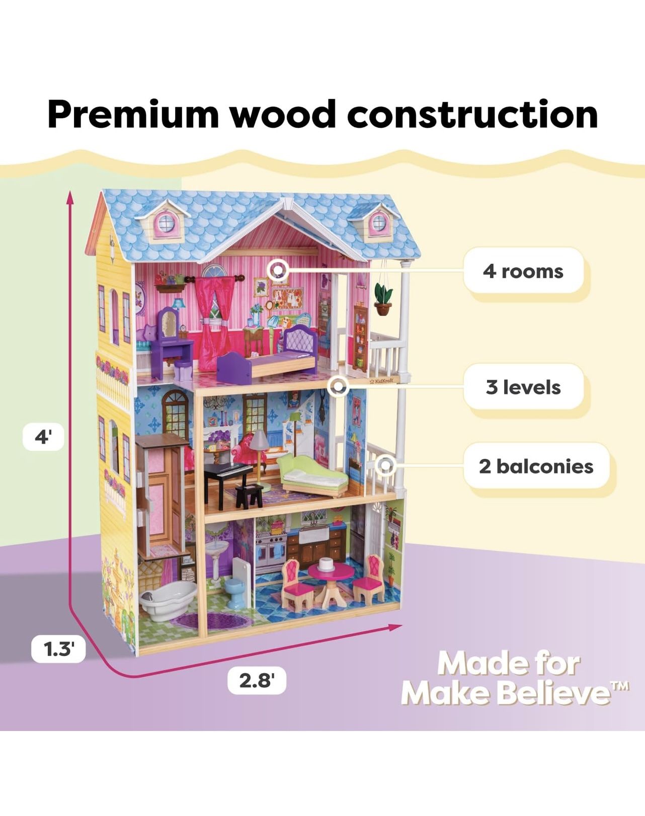 BRAND NEW DOLLHOUSE Plus ACCESSORIES!!