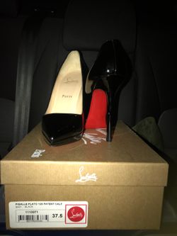 Louis Vuitton red bottom heels size 37.5(worth 800$) open on offers