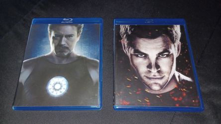 Iron Man and Star Trek Blu-Ray