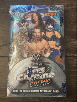 2026 WWE Topps Chrome Cosmic Hobby Box