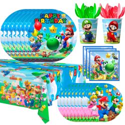 161pcs Super Mario Tableware 