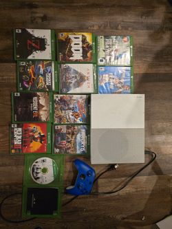 Xbox One S, Controller and 11 Games