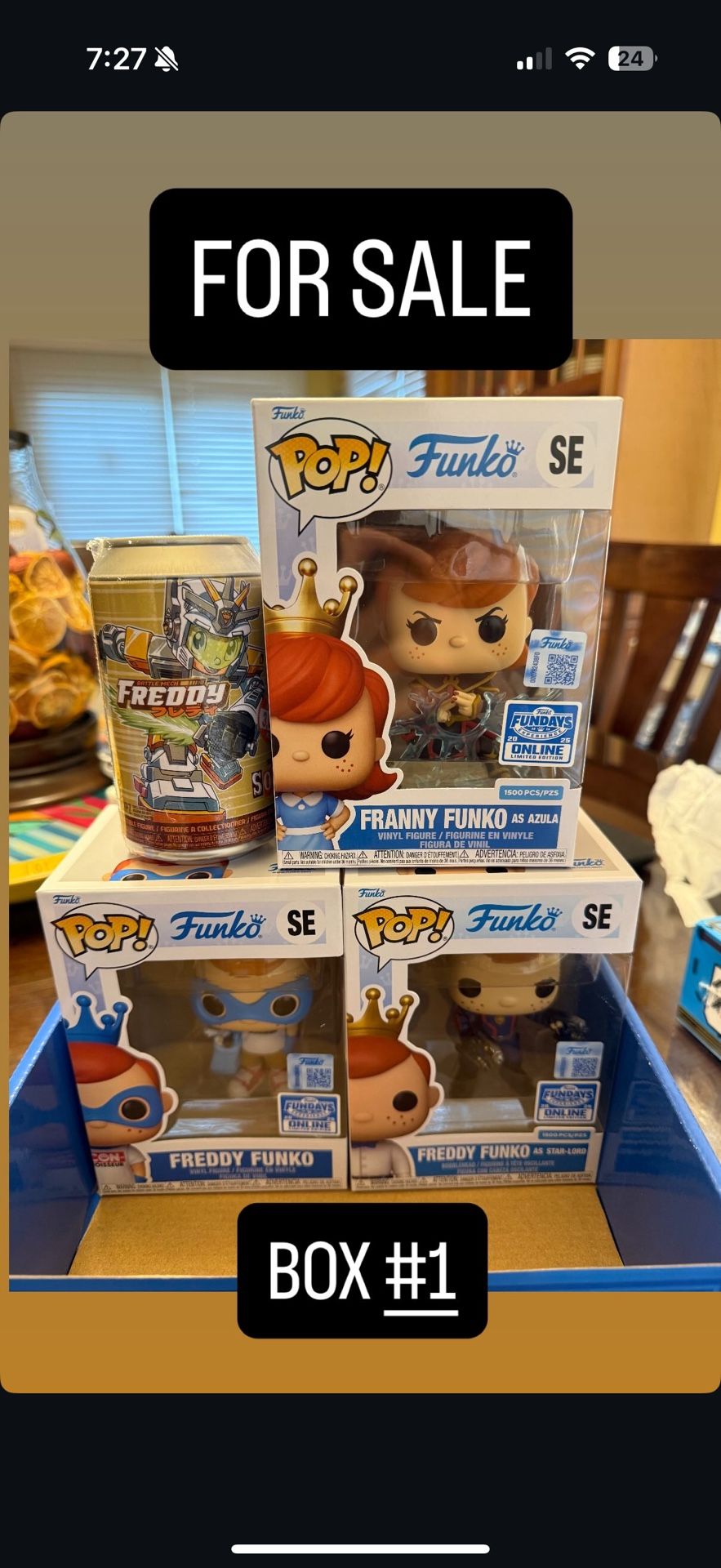 Funko Box of Fun (Prices Listed Below)