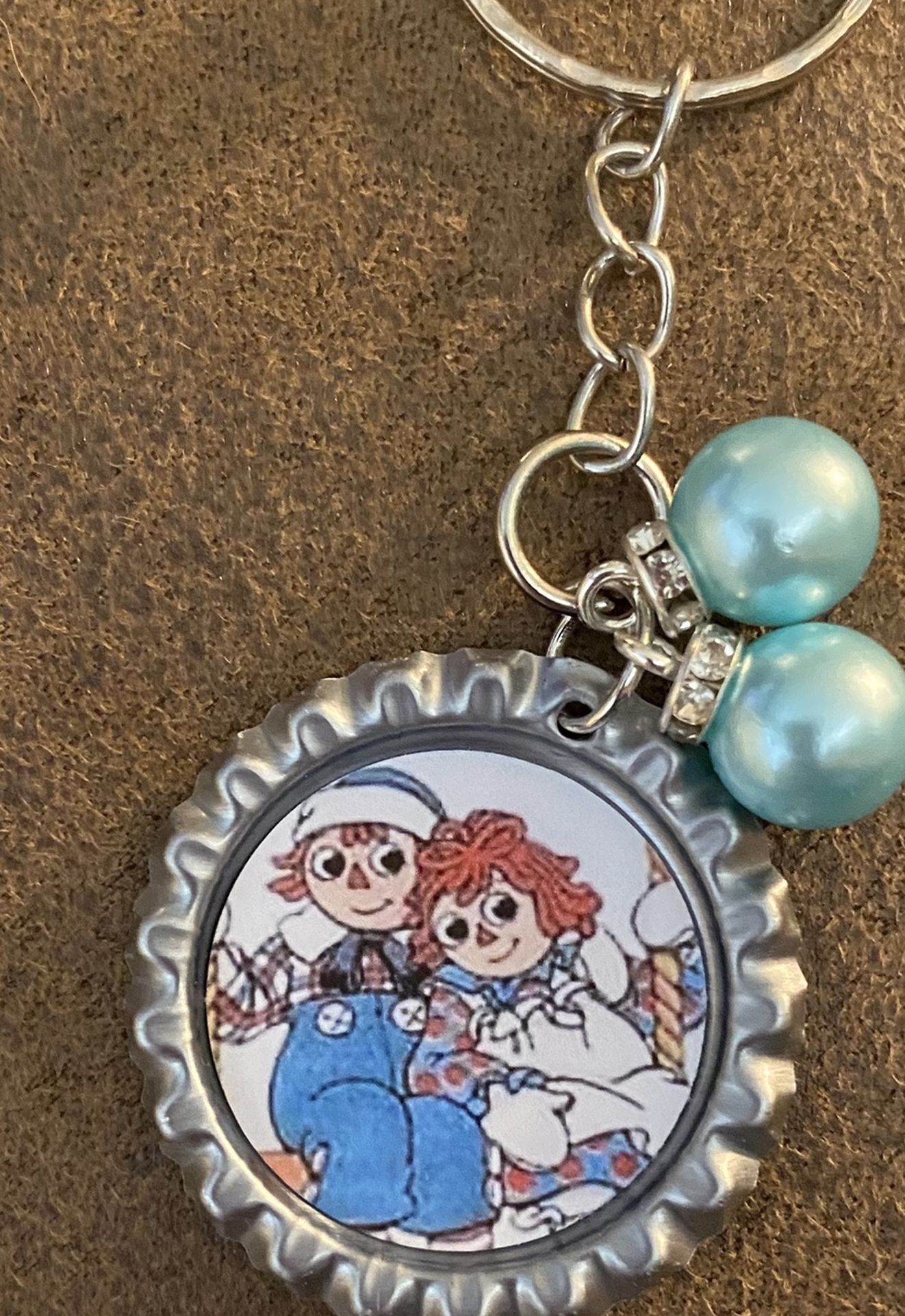 Raggedy Ann And Andy Keychain