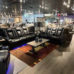 Power Reclining Sofa And Loveseat