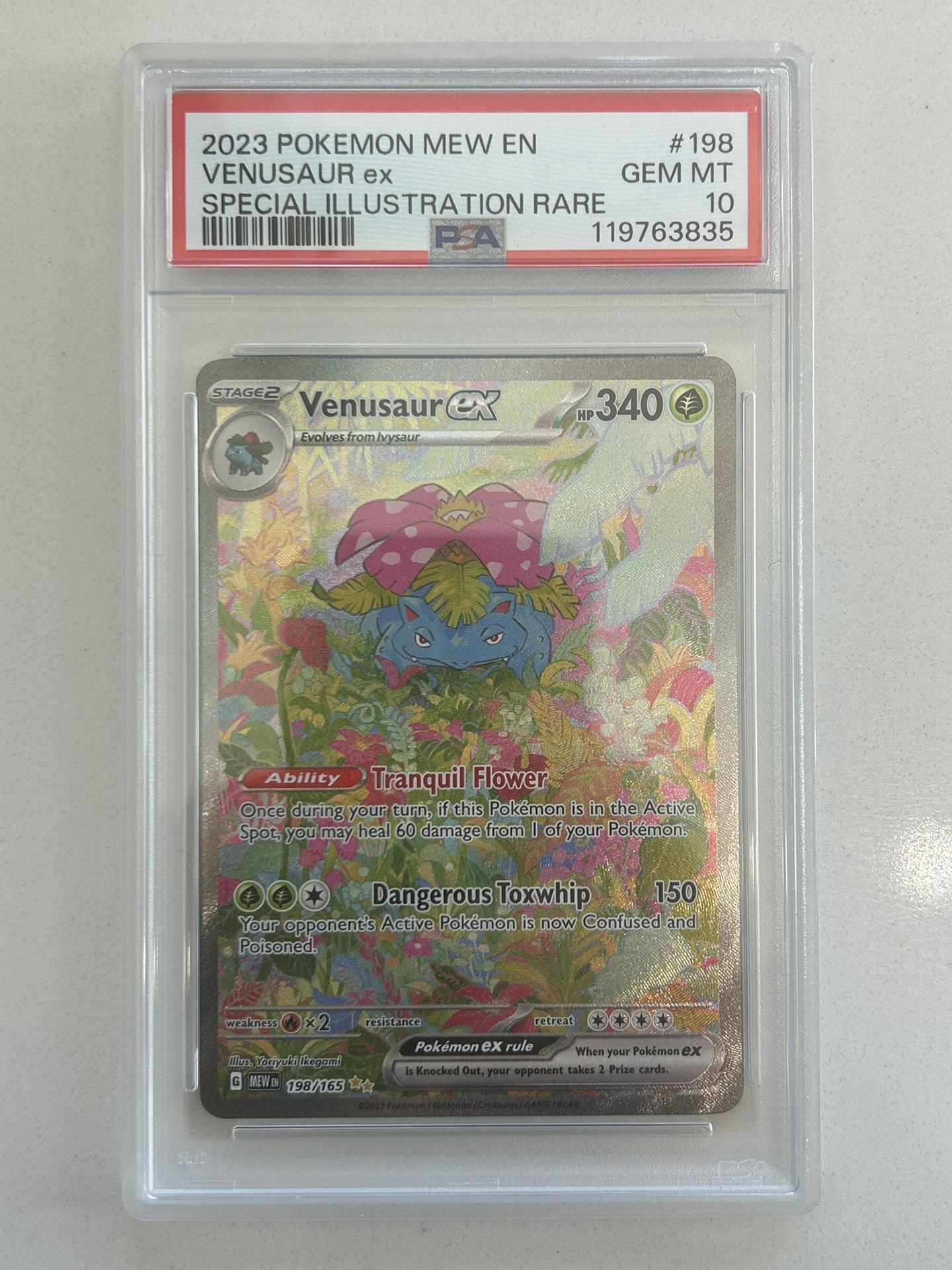 Venusaur ex #198 PSA 10