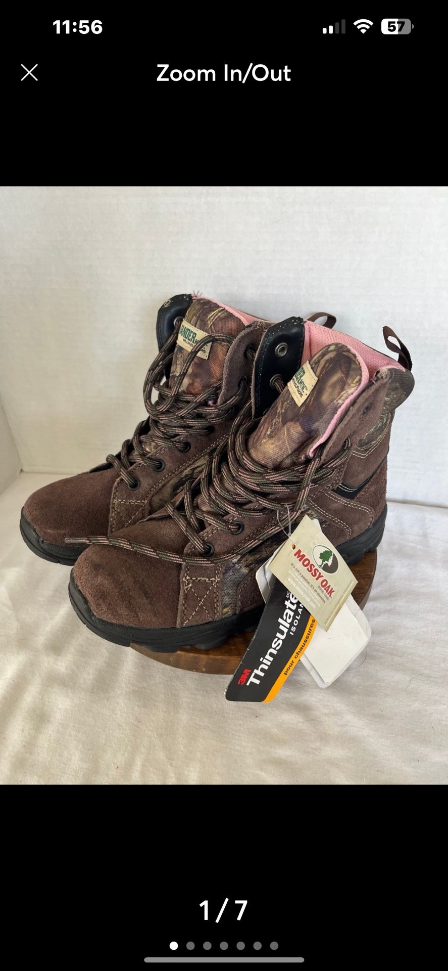 New Hiking Boots Size 6