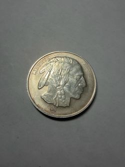 Buffalo Indian Head Silver Round Coin