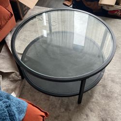 Glass Top Coffee Table