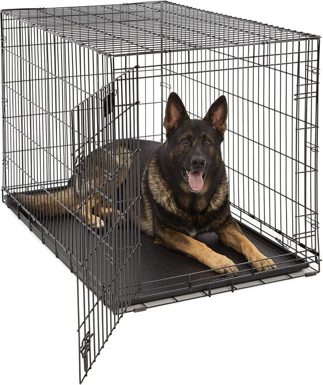 Single Door Folding Crate for X-Large Dogs