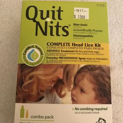Quit Nits Homeopathic Head Lice Kit