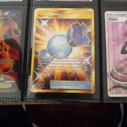 Pokemon Card (Golden Trainer Rare Candy)
