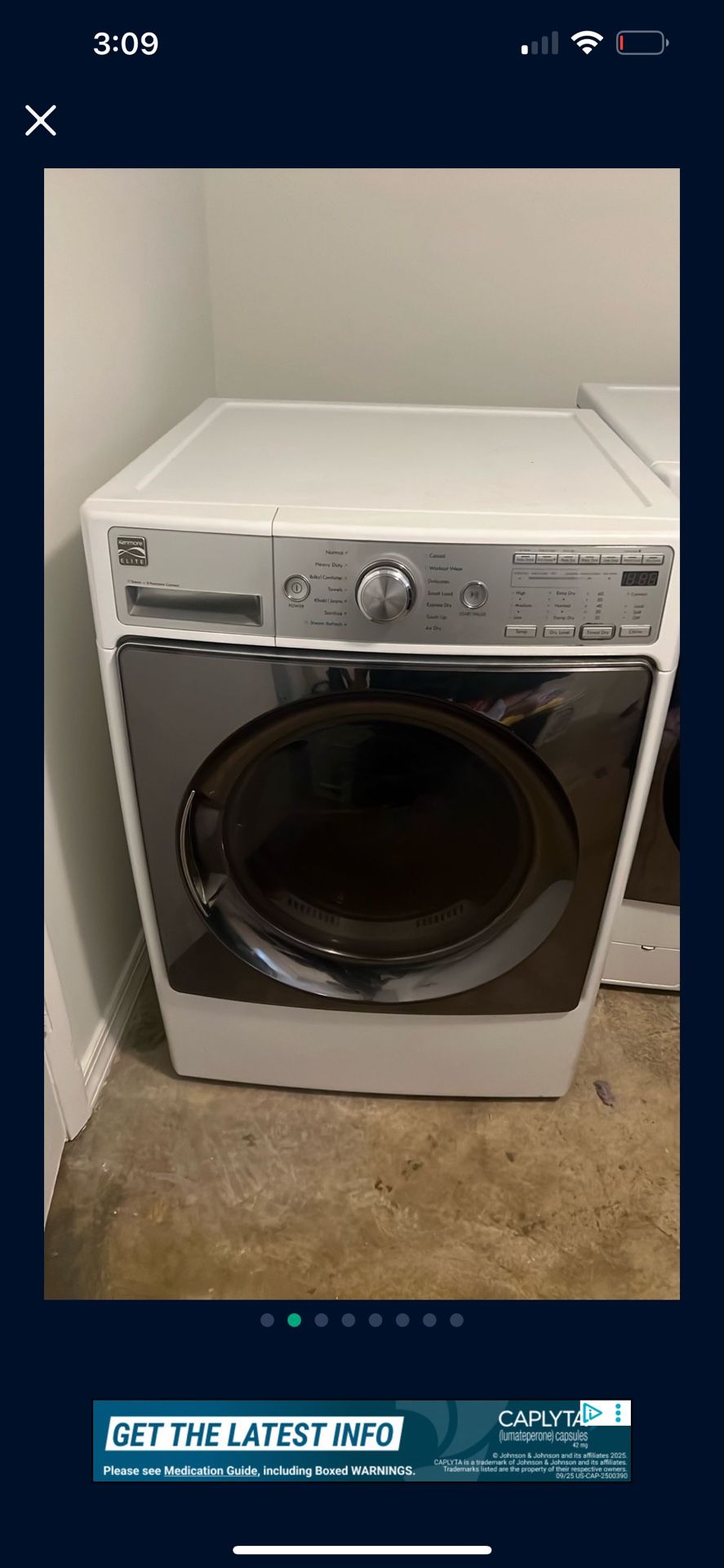 Kenmore Elite Series Acela-dryer