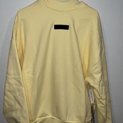 Fear Of God Essentials Yellow Hoodie