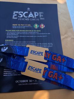 Escape tickets