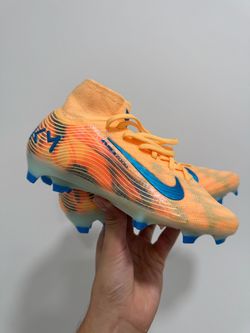 Nike Mercurial Superfly Elite FG Orange Blue Soccer Cleats size 4.5 US