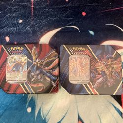 Selling ZacianV and ZamazentaV tins bundle