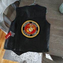 USMC Leather Vest