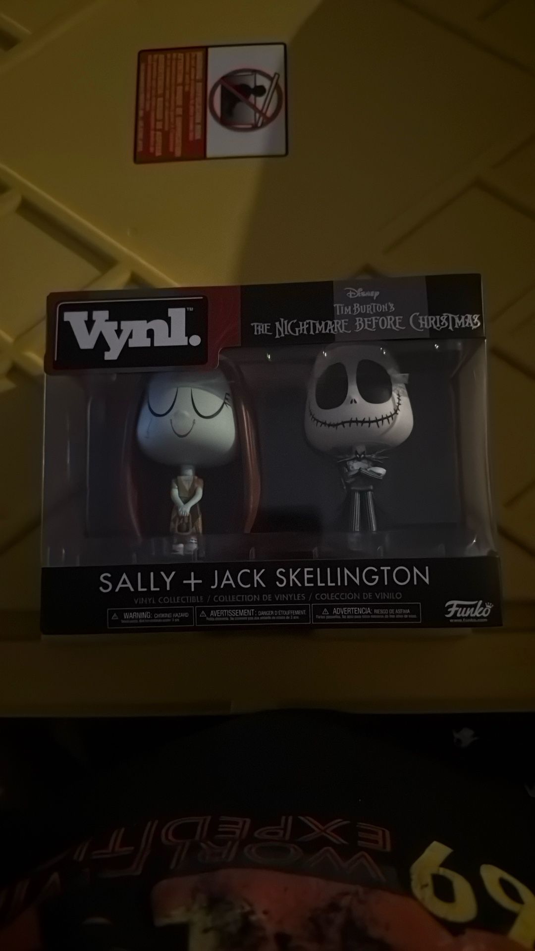 Jack and Sally Skellington VYNL Nightmare Before Christmas Vinyl Figures NIB
