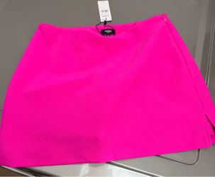 Express Editor Hot Pink Mini Skort