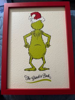 Grinch wall decor