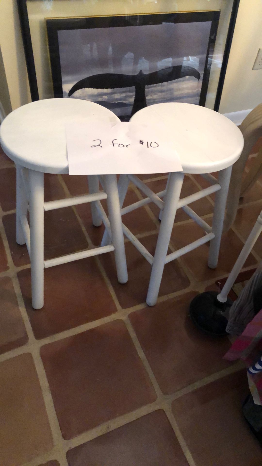 White Bar Stools